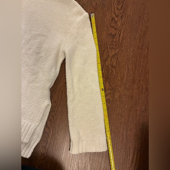 Madewell White Turtleneck Knit Sweater- Size XS - Picture 8 of 9
